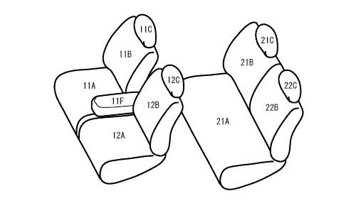  Bellezza seat cover wild stitch DX ek Wagon H82W[2006/09~2012/07 4 number of seats car ]MI751 Bellezza