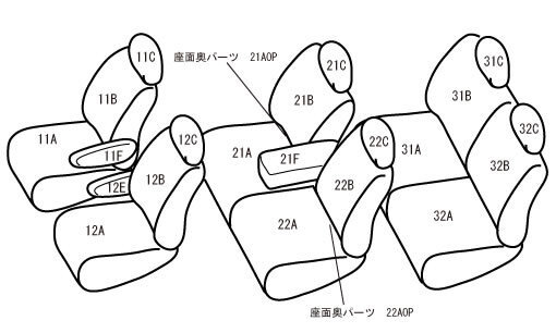 ベレッツァ シートカバー NEWプレミアム &リサイクルレザー デリカ D:5 CV2W/CV4W/CV5W[2011/01～2012/06 8人乗り車]MI784 Bellezza_画像8