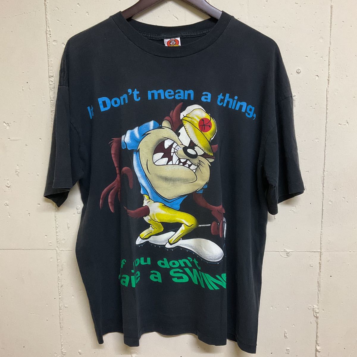 LOONEY TUNES ルーニーテューンズ Tシャツ ヴィンテージ 90s 90年代 キャラクターTシャツ ダズマニアンデビル 古着L