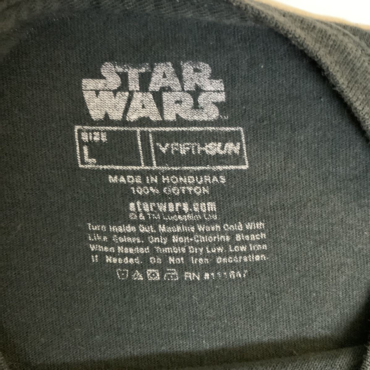 スターウォーズ STAR WARS L 半袖 Tシャツ 古着 ユーズド　ブラック_画像5