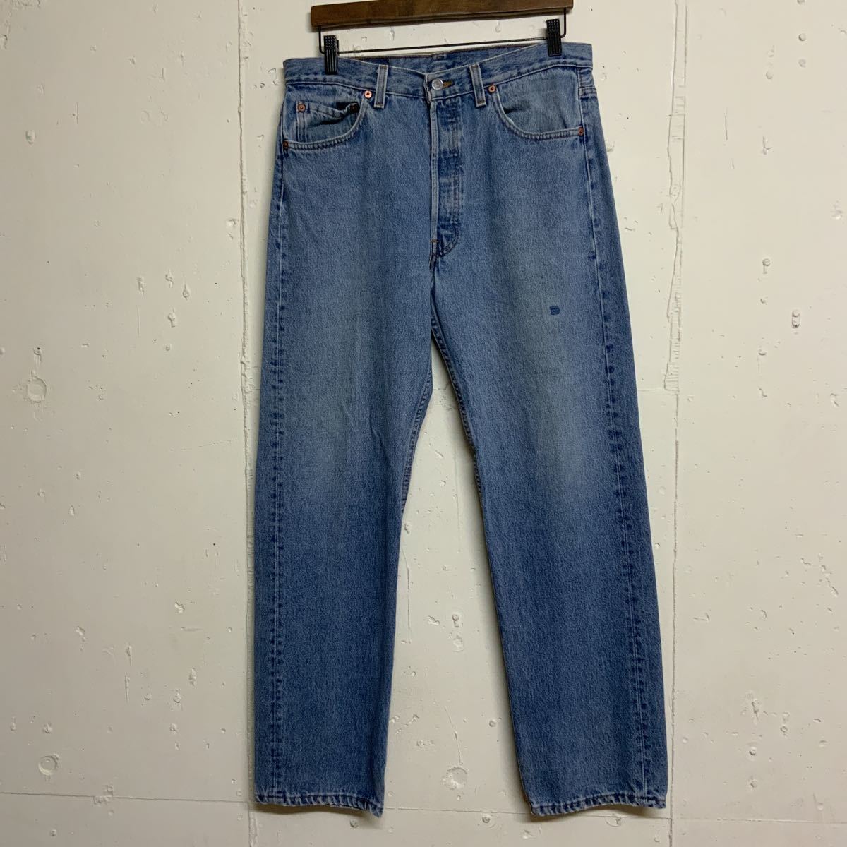 90s Levi’sリーバイス501デニムパンツジーンズジーパン34×30アメリカ製USA製93年製_画像1