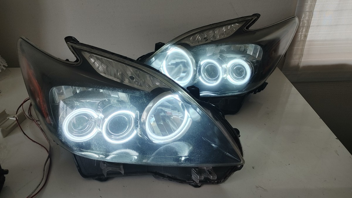 ☆プリウス ZVW30 前期 LEDヘッドライト イカリング サイドマーカーUS