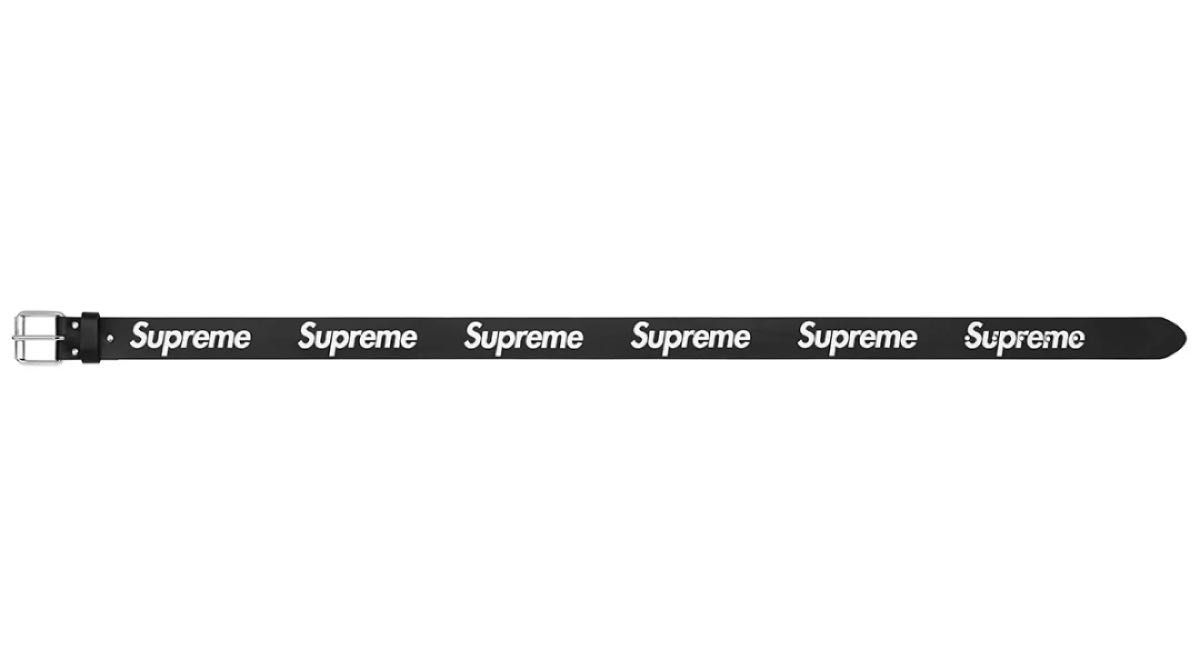 Supreme Repeat Leather Belt Black Small シュプリーム Supreme Repeat Leather Belt Black Small シュプリーム