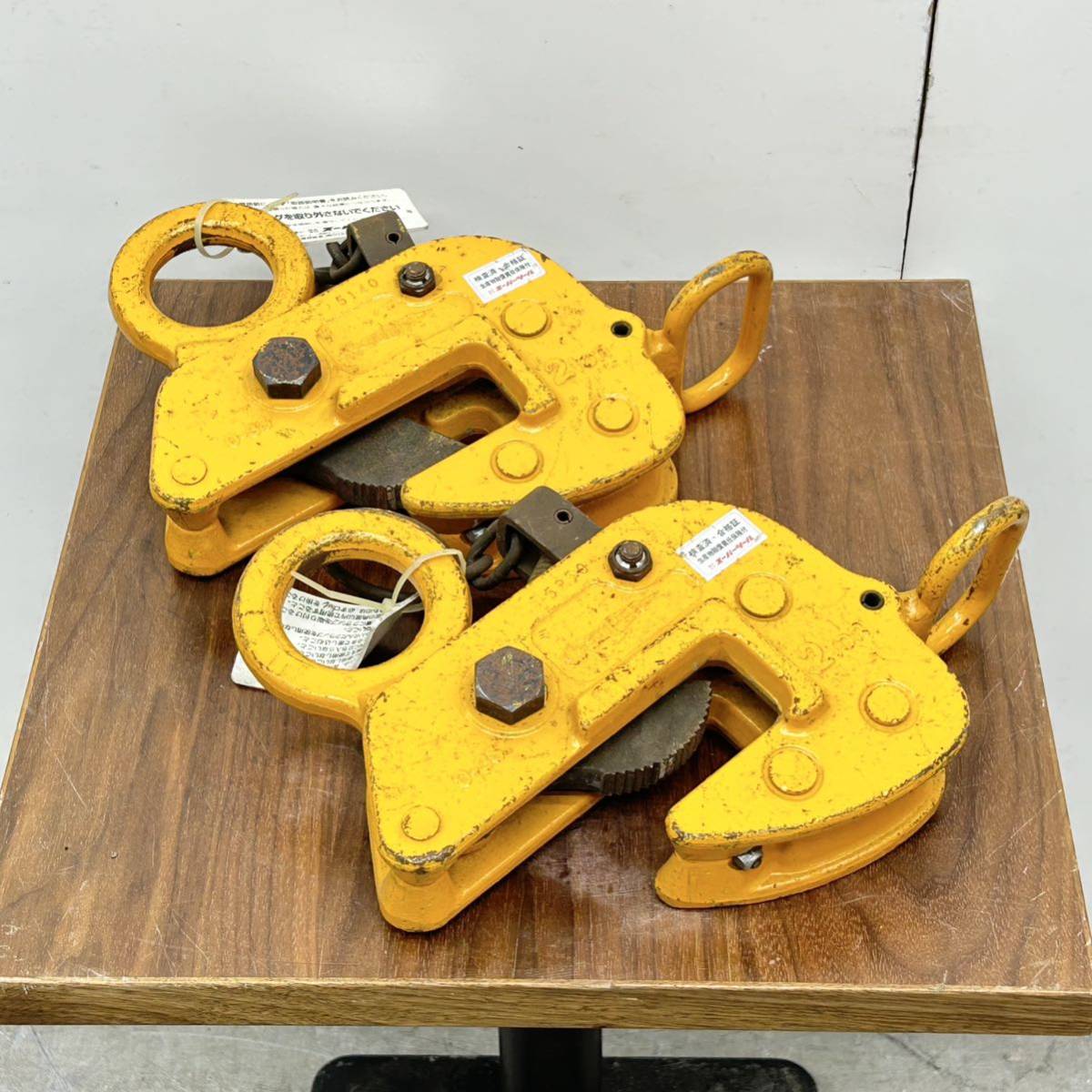 2台セット スーパーツール クランプ 横吊クランプ HLC2H 2t 吊具 2台セット スーパーツール クランプ 横吊クランプ HLC2H 2t 吊具