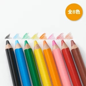 BIC 色鉛筆「スーパーソフト 8色 鉛筆削り付き」　未使用未開封_画像4
