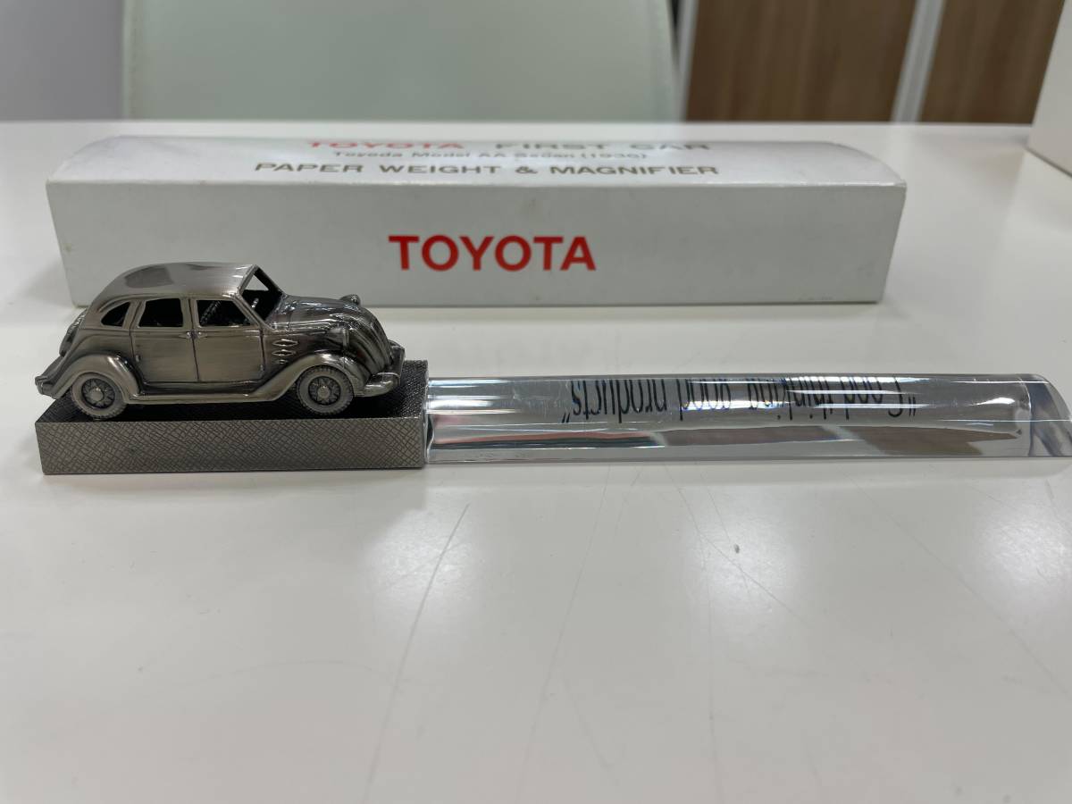 **11842 TOYOTA Toyota Motor / loop & paper weight ( weight )1936 year of model 