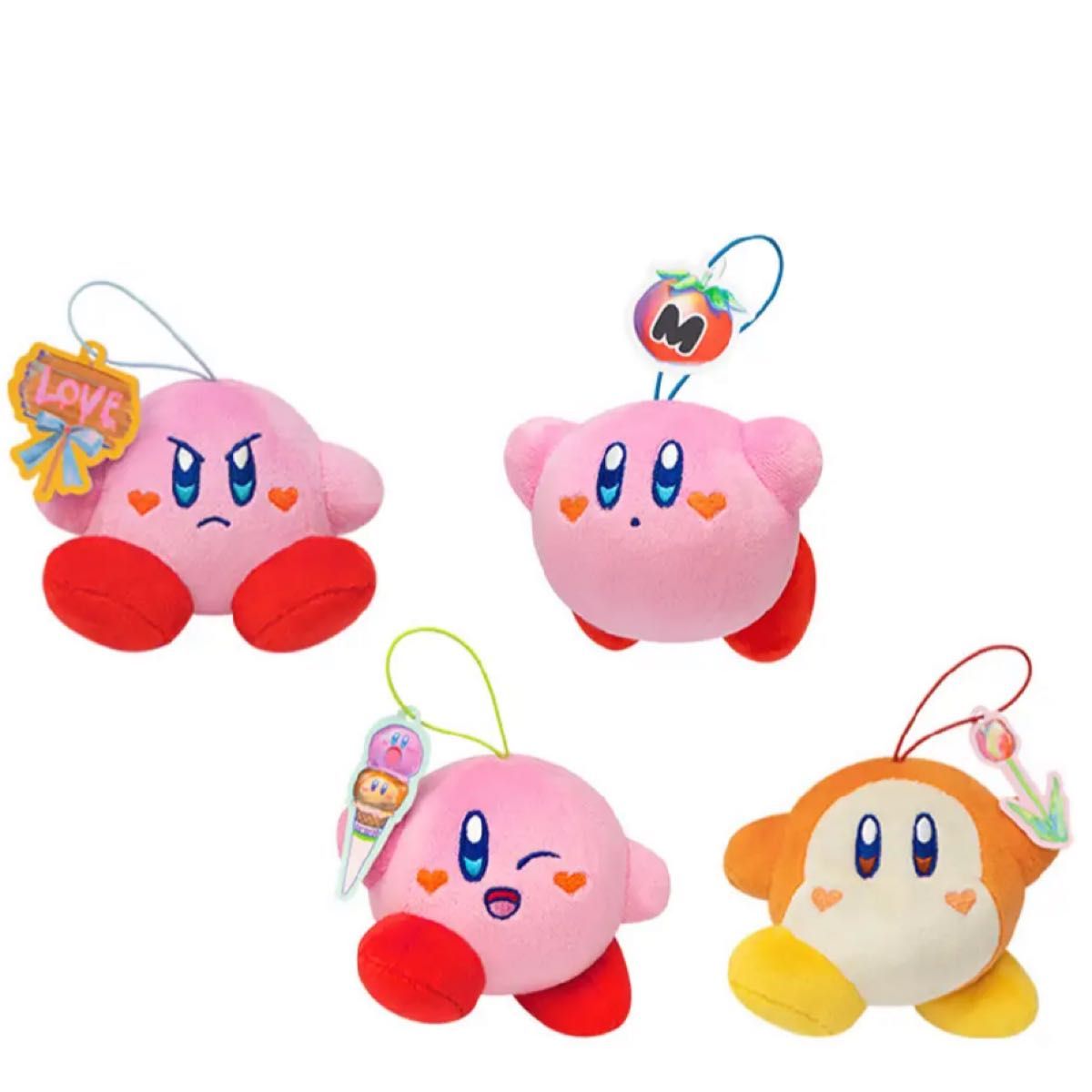 星のカービィ　Kirby×monet ぬいぐるみ OMEKASHI SPECIAL ぬいぐるみ おめかし 4種セット ぬいぐるみ