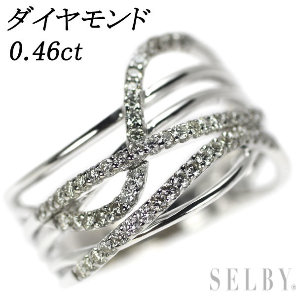 K18WG ダイヤモンド リング 0.46ct SELBY | www.mcttt.gov.fj