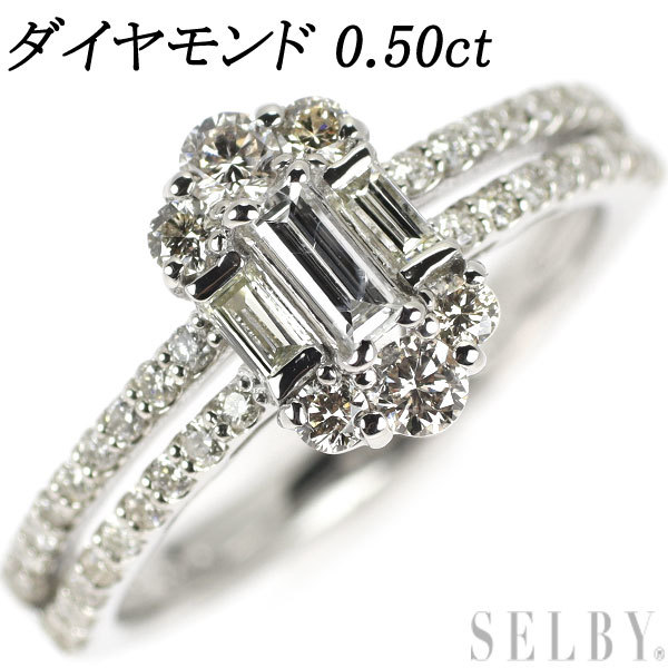 Pt900 ダイヤモンド リング 0.50ct 出品5週目 SELBY | charcas.gob.mx