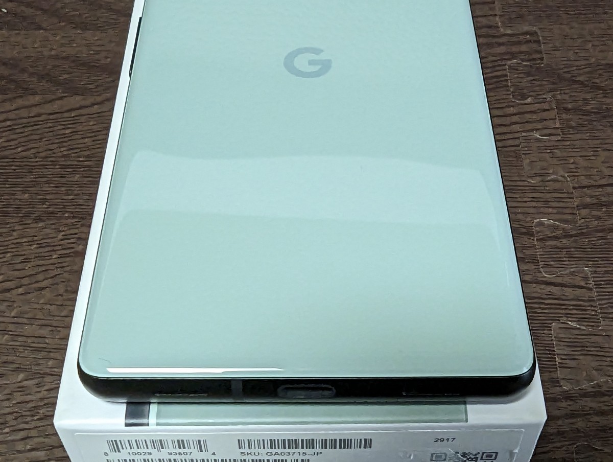 極上美品 SIMフリー Google Pixel 6a Sage GB17L 残債無し