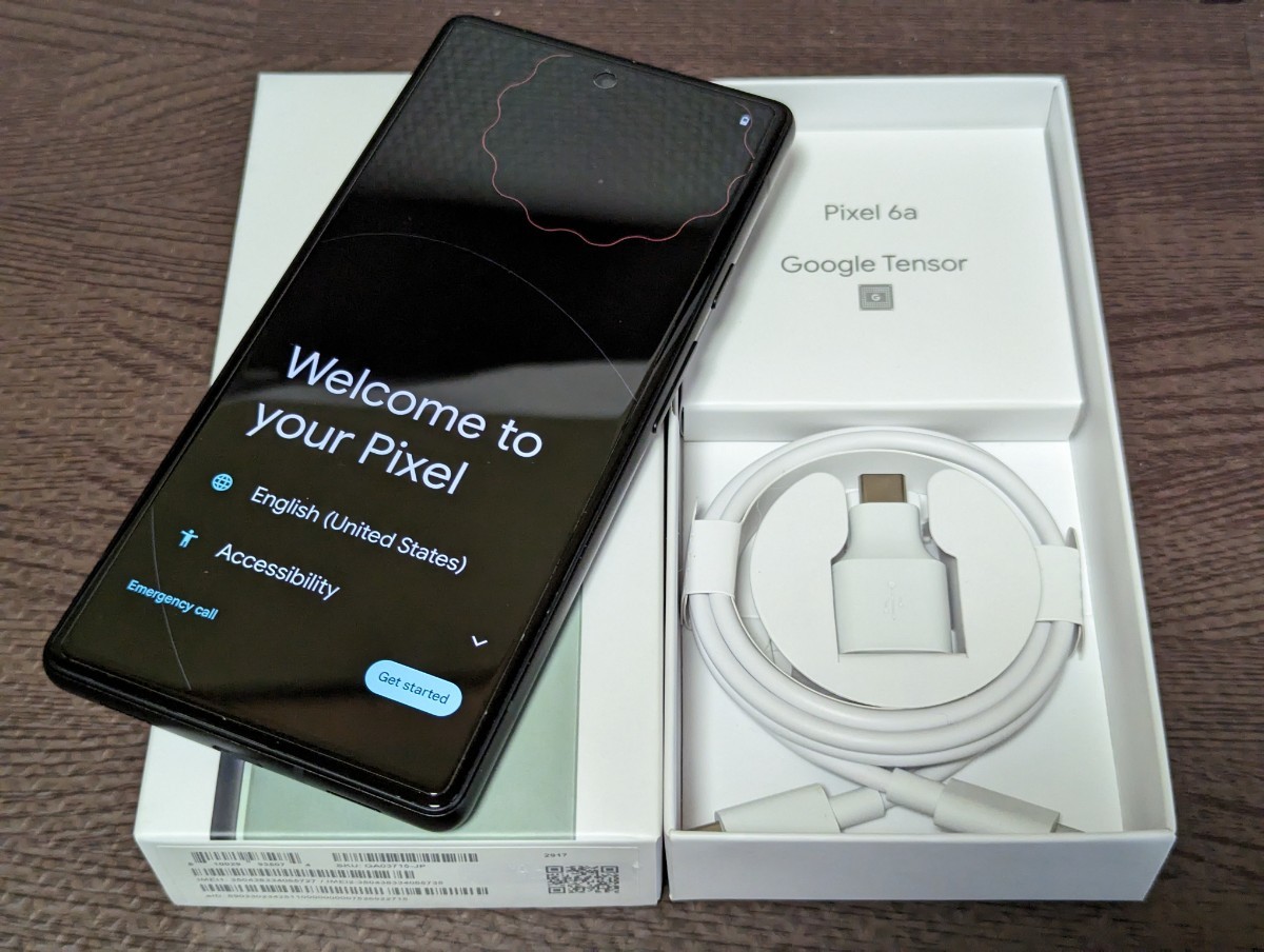 極上美品 SIMフリー Google Pixel 6a Sage GB17L 残債無し