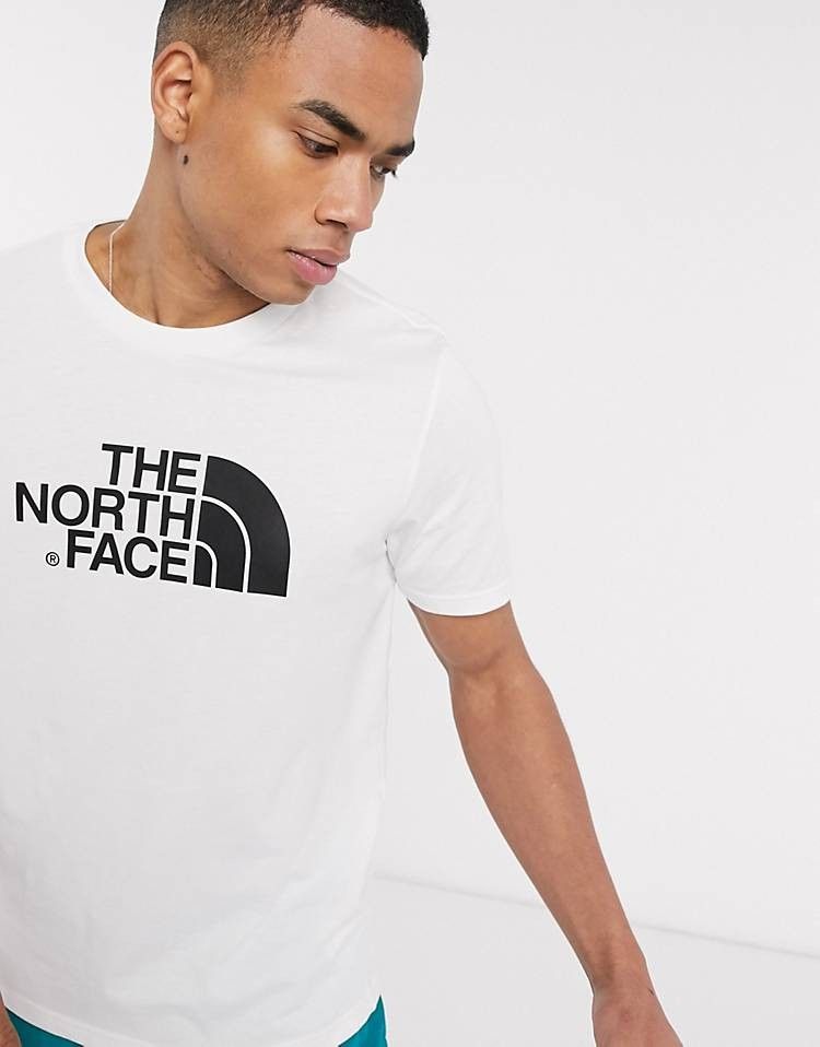 THE NORTH FACE ノースフェイス イージー tシャツ 半袖 白 ホワイト 黒 ブラック ロゴ Easy 海外Mサイズ