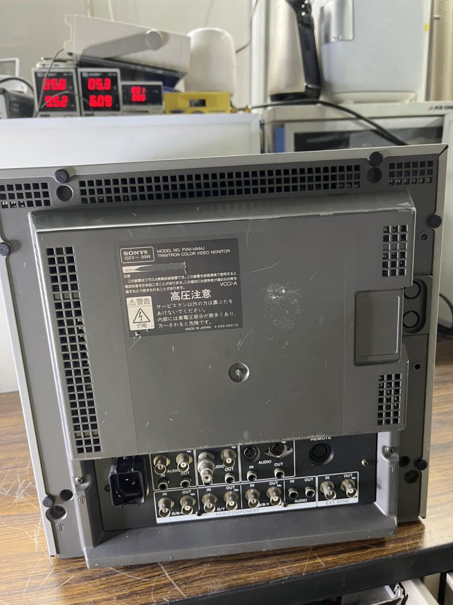 SONY PVM-14M4J 業務用 カラー モニター トリニトロン #A205 SONY PVM-14M4J 業務用 カラー モニター トリニトロン #A205