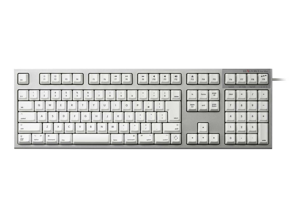 送料無料!!新品■東プレ REALFORCE SA for Mac R2SA-JP3M-WH ホワイト_画像1