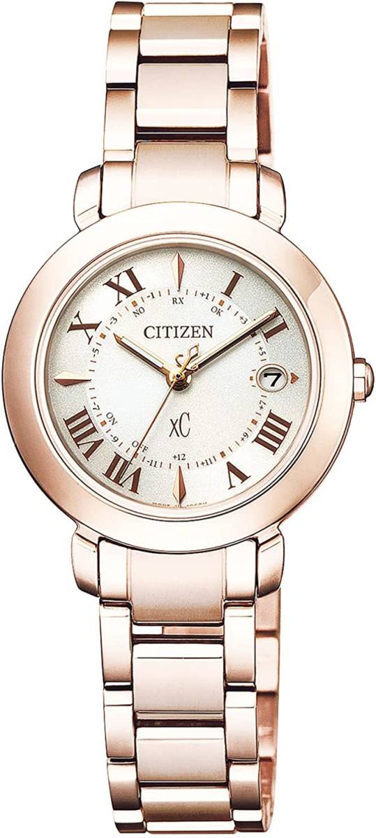 新品未使用☆CITIZEN xC エコドライブ レディース腕時計ピンクゴールド-