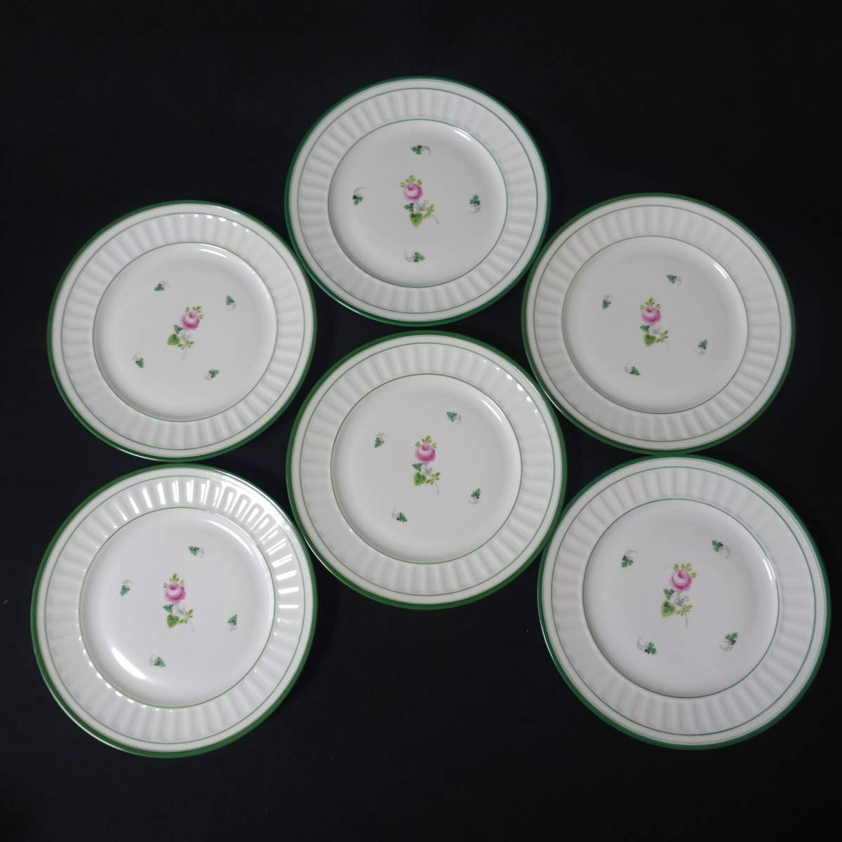 流行 ヘレンド ウィーンの薔薇 6枚セット 食器 - cake.surkhet.net