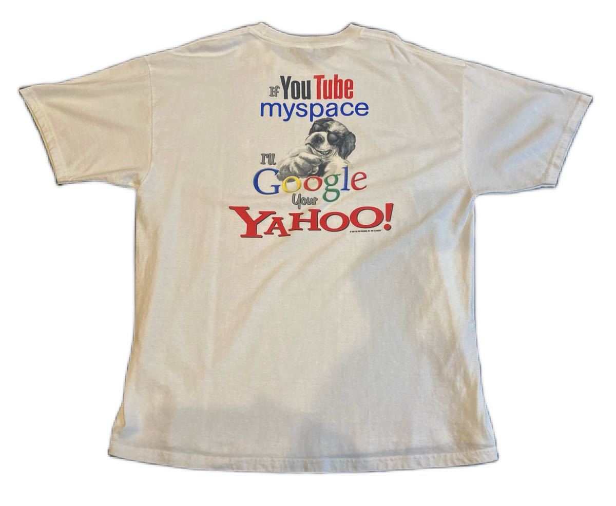 YouTube Myspace Google Your Yahoo shirt ユーチューブ　マイスペース　グーグル　ヤフー　Tシャツ