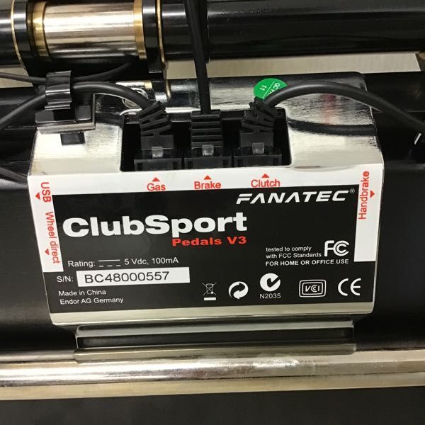 1円〜 FANATEC ClubSport Pedals V3 ペダル | transparencia.coronango