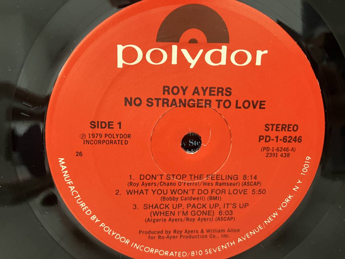 US оригинал запись Roy Ayers No Stranger To Love