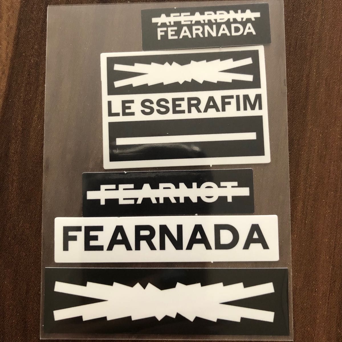 LESSERAFIM FEARNADA ペンミ ステッカーパック 5枚セット 各メンバー