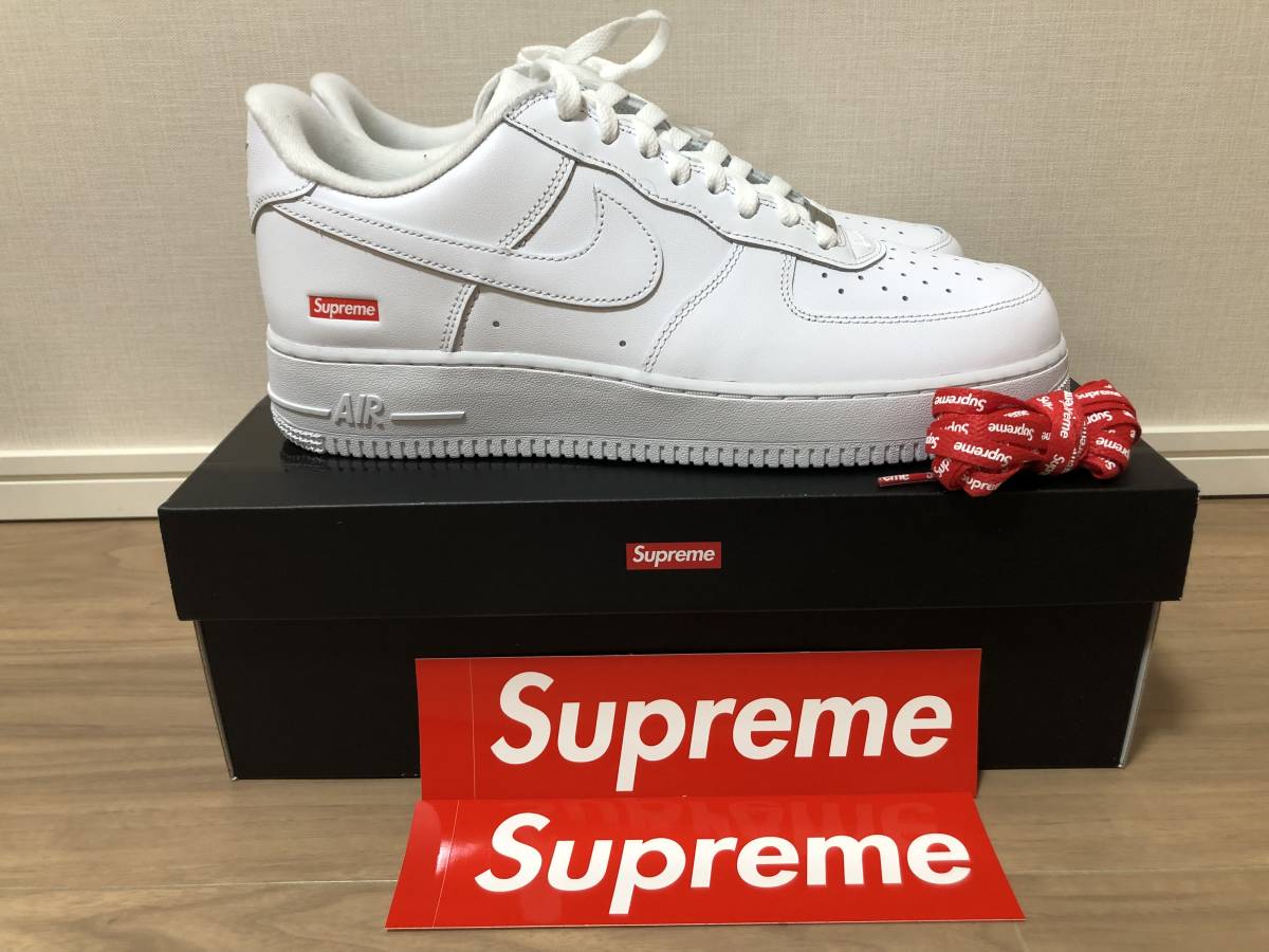 新品・未使用】SUPREME NIKE AIR FORCE 1 LOW WHITE シュプリーム