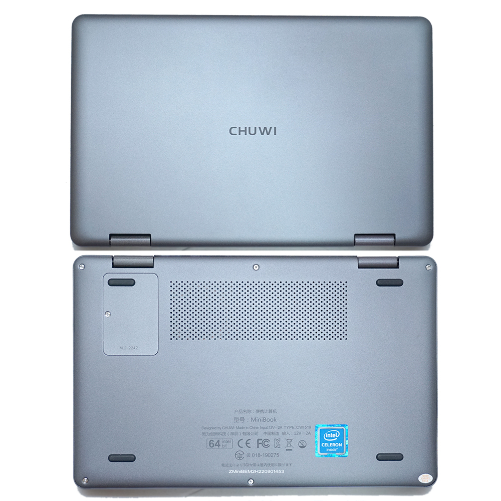 CHUWI Minibook 8インチ Celeron J4125 6G RAM 128G eMMC +1TB SSD