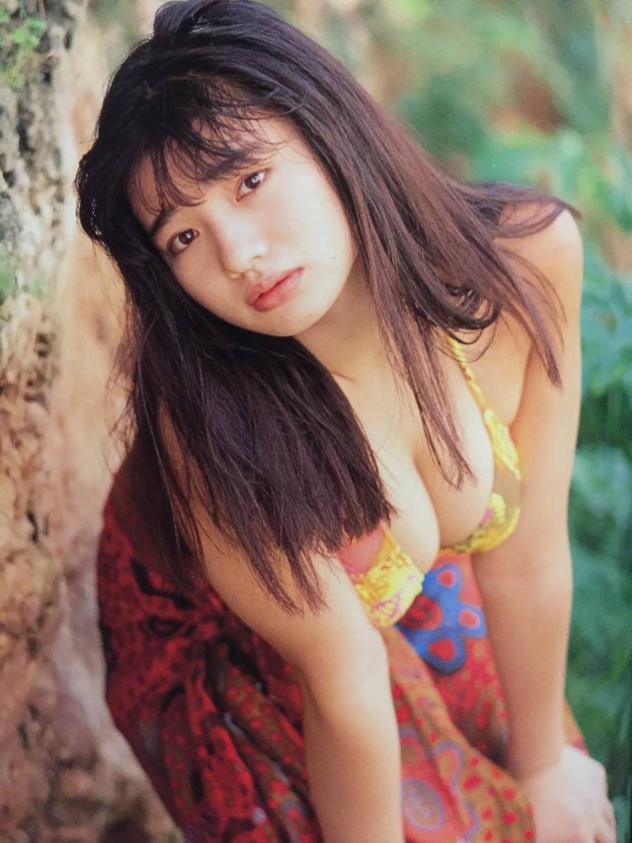 古本 帯なし 写真集 illusion 西尾悦子 撮影:野村誠一 アイドル 女優 歌手 水着 下着 透け クリックポスト発送等_画像6