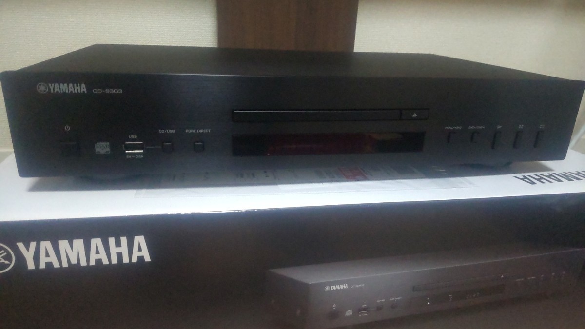 YAMAHA CDプレーヤー エントリーモデル ブラック CD-S303(B) 通販