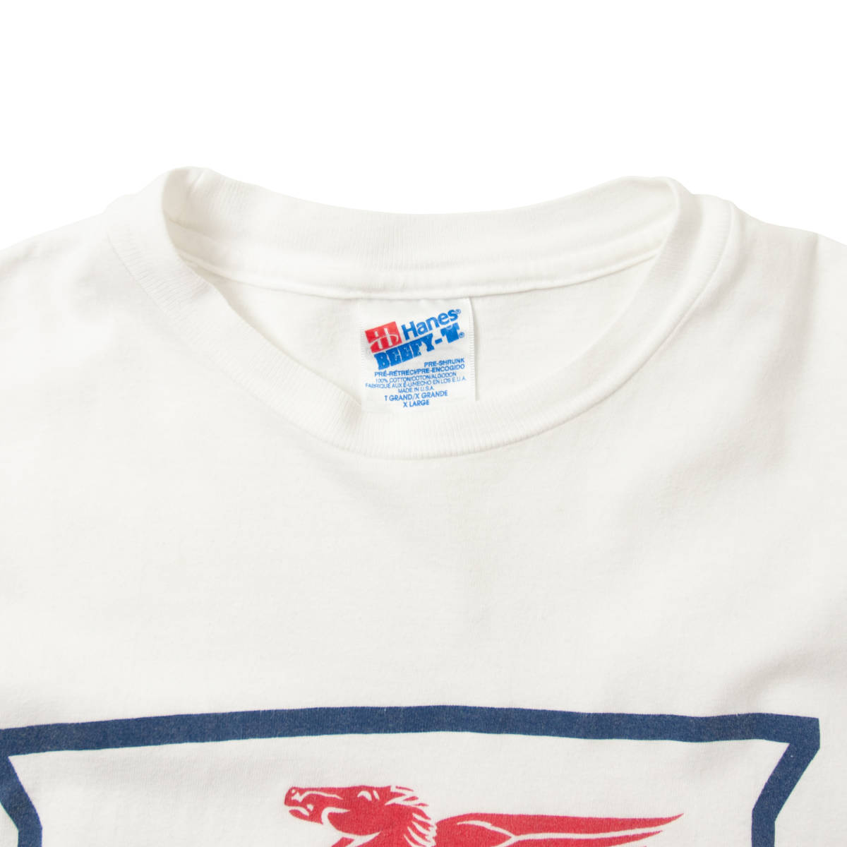 1990年代 Mobilgas ペガサスロゴ Tシャツ モービル ビンテージ 企業物_画像2