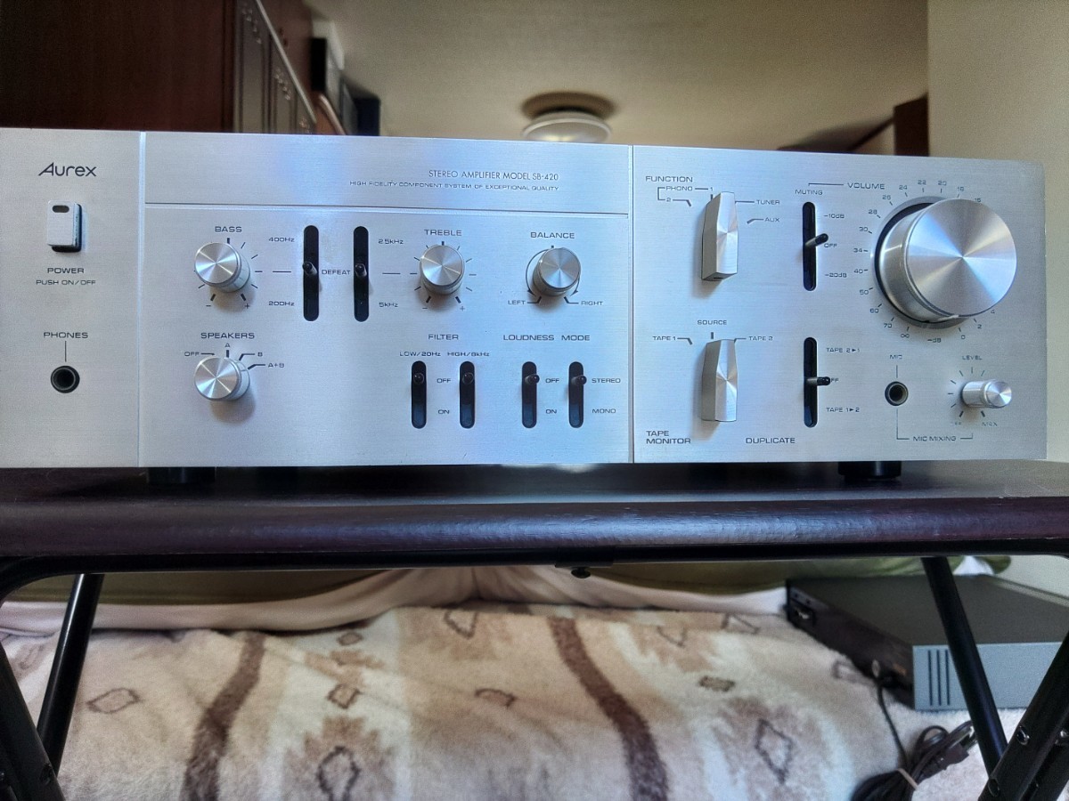 東芝AUREX プリメインアンプ SB-420動作訳あり(K075) Yahoo!オークション - プリメインアンプ Aurex SB-420