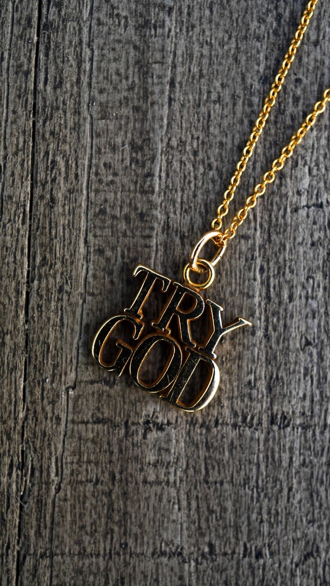 TIFFANY&Co. ティファニー TRY GOD ネックレス チャーム K14 イエロー ゴールド ヴィンテージ ビンテージ オールド トライゴッド 14K 14金