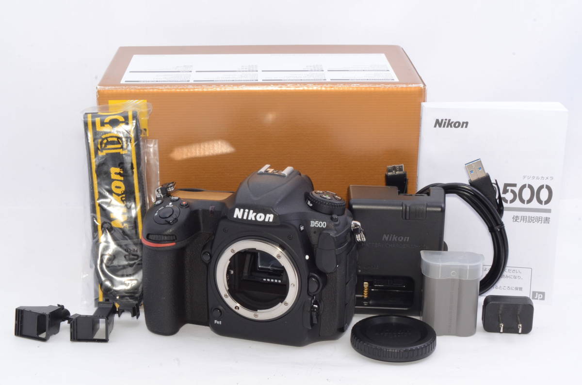 超美品☆Nikon ニコン D500 ボディ デジタル一眼レフカメラ☆元箱付き