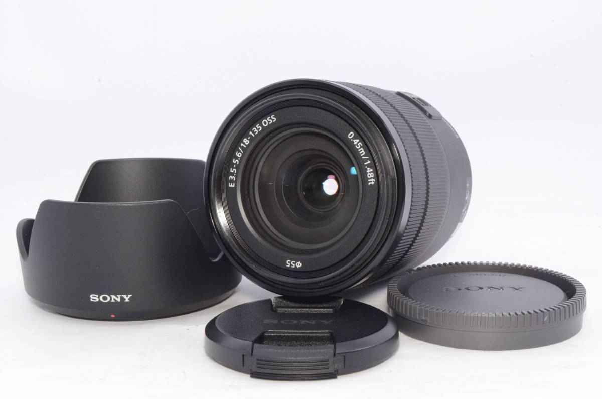 超美品☆Sony ソニー E 18-135mm F3.5-5.6 OSS SEL18135 高倍率ズーム