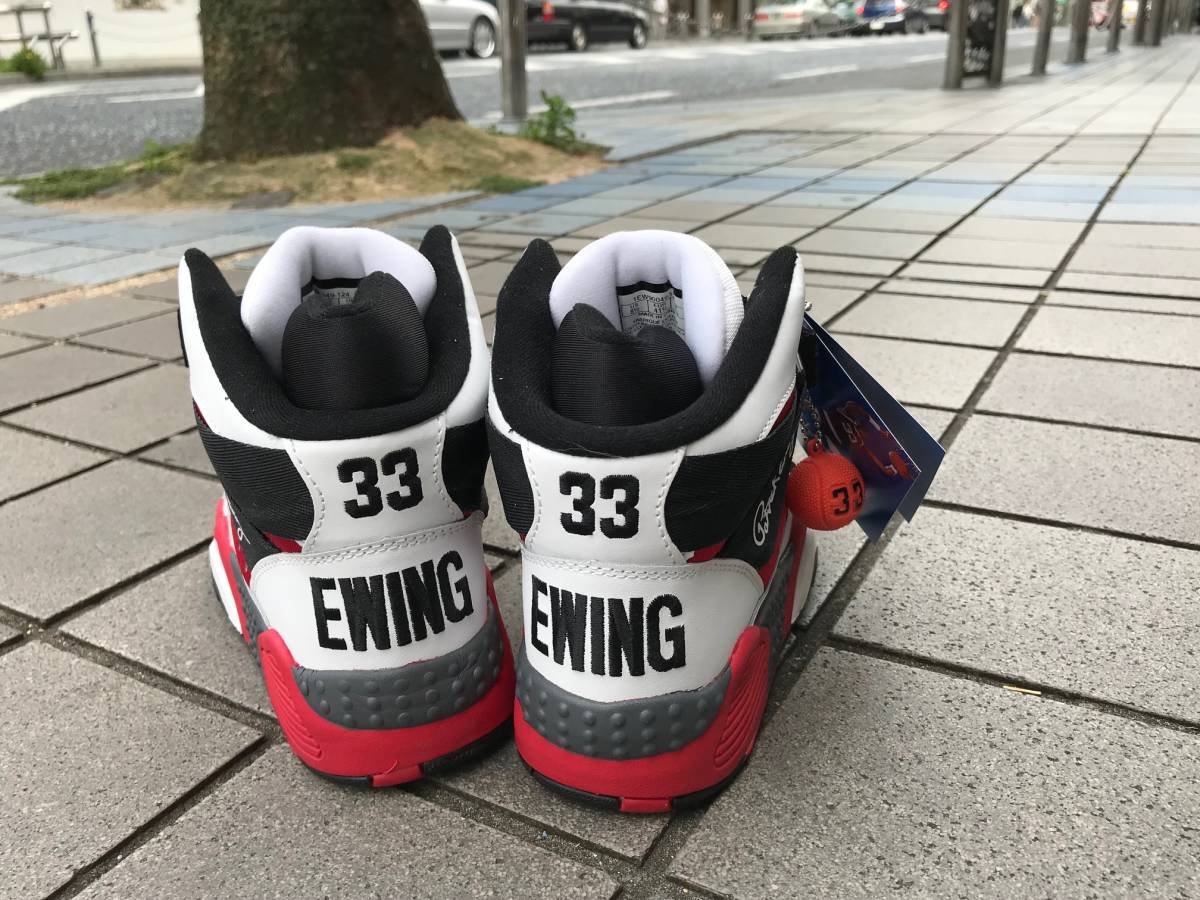 国内未発売 【us13】 EWING パトリック ユーイング FOCUS フォーカス USA正規品 バッシュ NBA スニーカー31cm オールドスクール 白_画像4