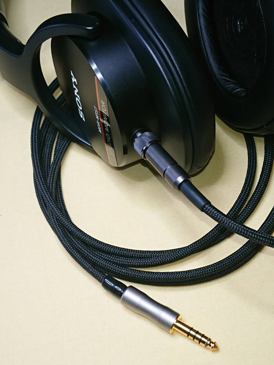 SONY MDR-M1ST / MDR-MV1 用バランスケーブル_ヘッドフォン本体はお取引に含みません