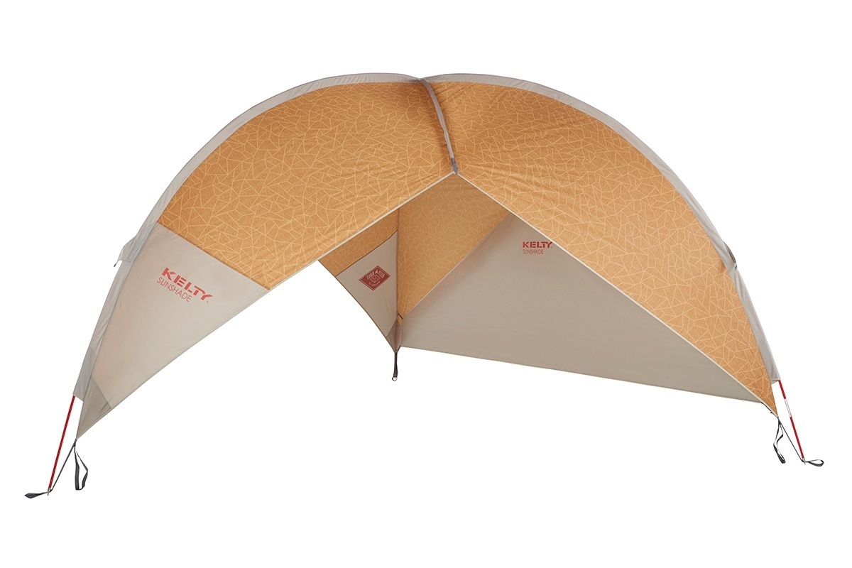 國內常規新品★KELTY Kelty Sunshade帶牆沙棕色自主大篷布TARP收容所簡易帳篷 国内正規新品★KELTY ケルティ サンシェード ウィズ ウォール サンドブラウン 自立型 大型タープ TARP シェルター 簡易テント