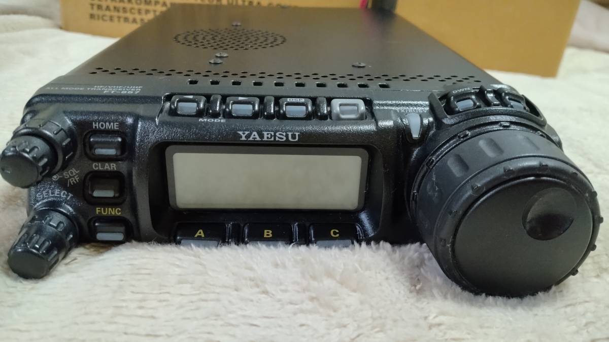 YAESU FT-857 トランシーバー ジャンク Yahoo!オークション - YAESU FT-857D モービル