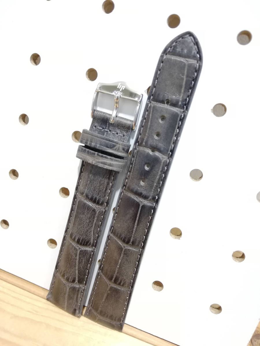 発送日 【未使用】LIP リップ 腕時計本革ベルト ラグ幅18mm ブラック