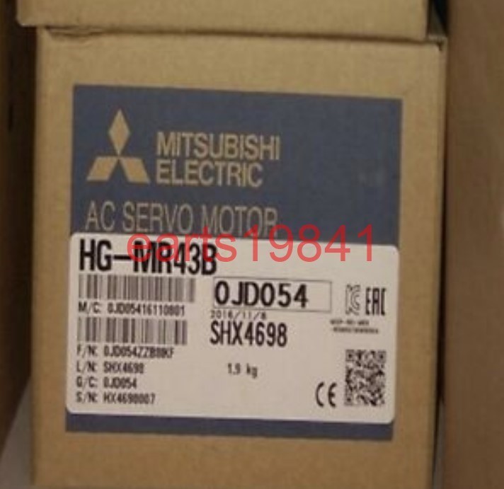 新品☆東京発☆可 三菱電機 サーボモーター HG-MR43B ☆6ヶ月保証