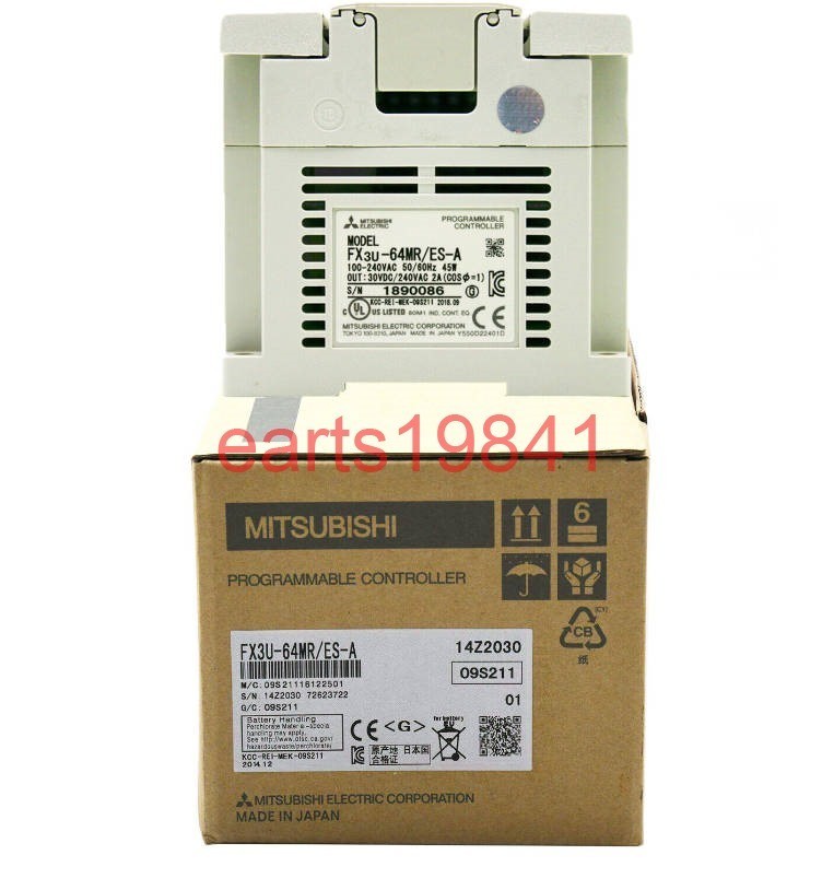 新品 三菱電機 MITSUBISHI FX3U-64MR/ES-A 保証-