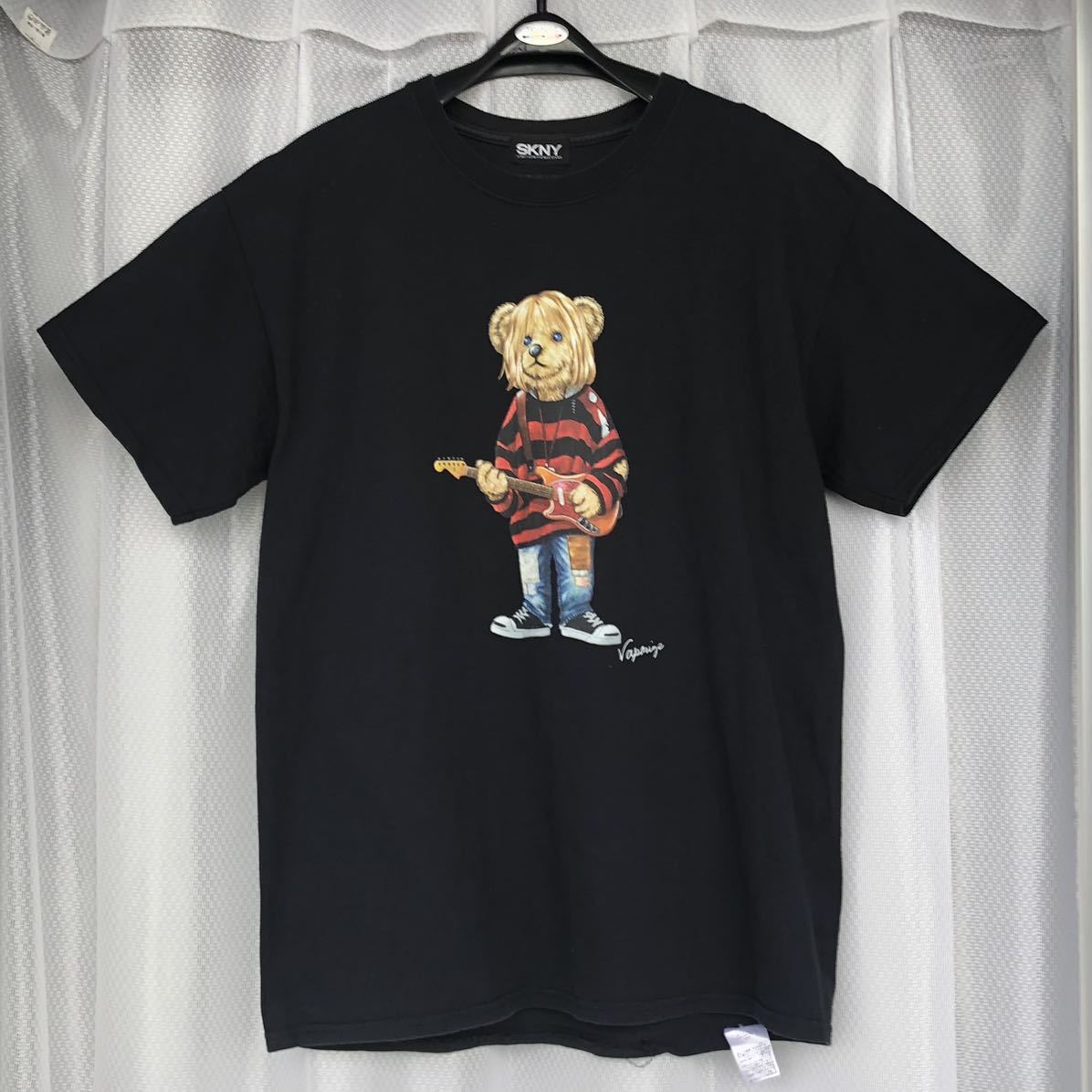 グランジ★VAPORIZE BEAR Print Tシャツ★カート・コバーン ベア NIRVANA ジェームス・イハ KURT COBAIN ニルヴァーナ Pumpkins ロックT_画像3