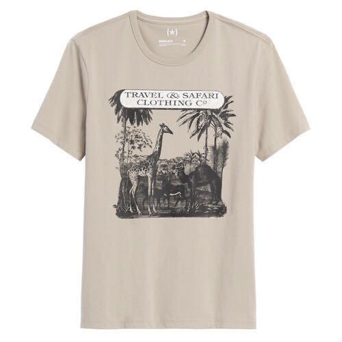 完売 未開封★キリン グラフィック Tシャツ XL ヘリテージコレクション BANANA REPUBLIC★スーピマコットン バナナ・リパブリック バナリパ