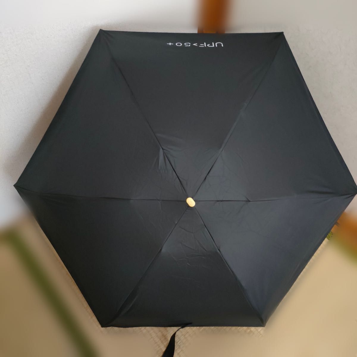 日傘 折り畳み傘 晴雨兼用 UVカット ブラック 黒　軽量