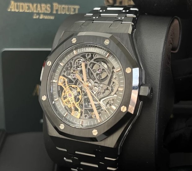 *Audemars Piguet* Audemars Piguet Royal Oak Royal дуб двойной баланс колесо открытый Work 15416CE.OO.1225CE.01 высший класс наручные часы 