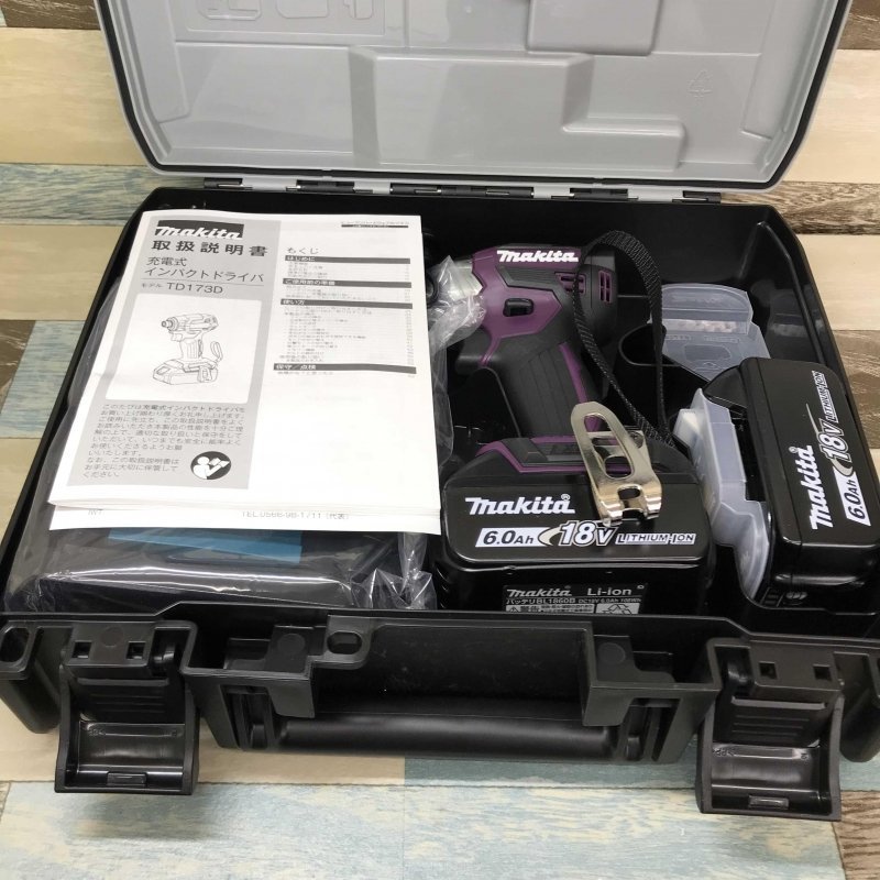 未使用 makita マキタ 18V 6.0Ah フルセット 充電式