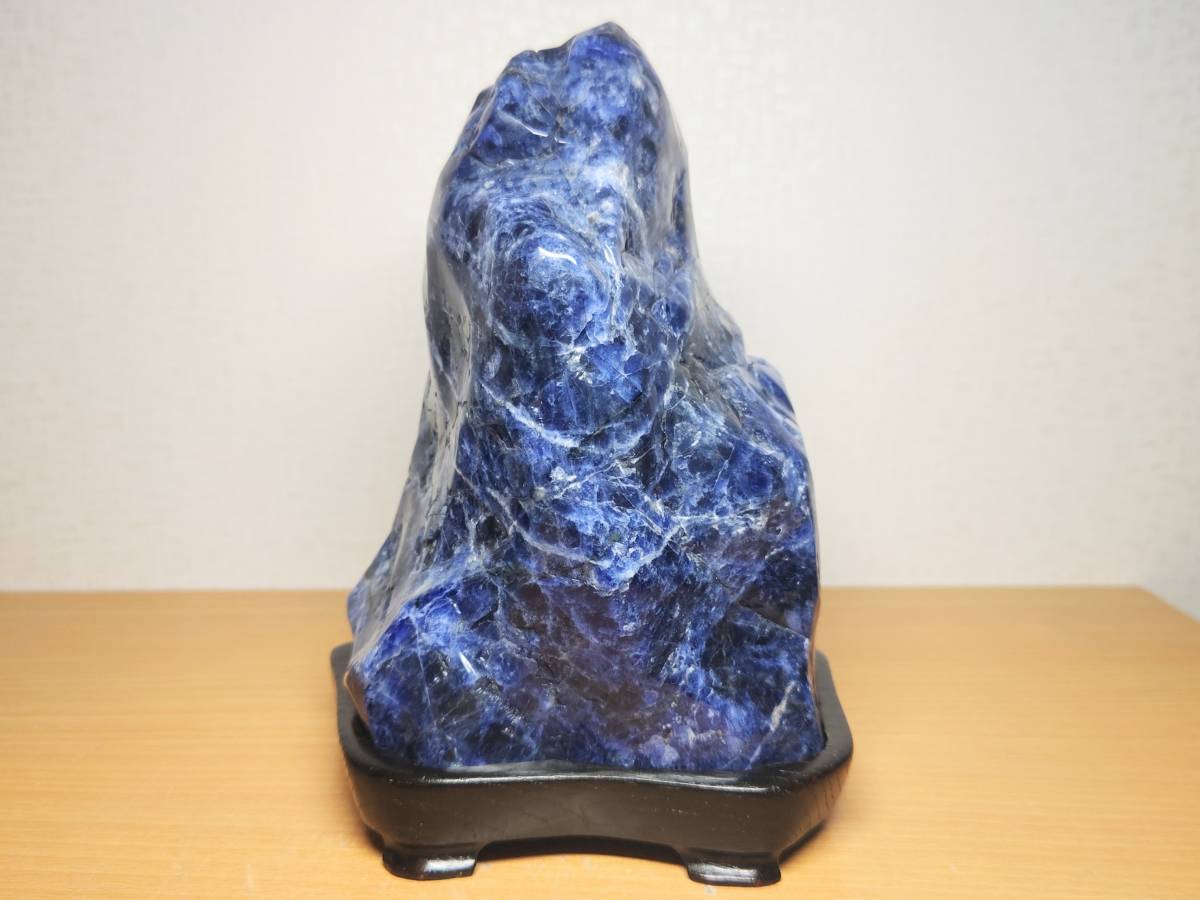 【鮮青・3.9kg】 ソーダライト ラピスラズリ 原石 宝石 ジュエリー