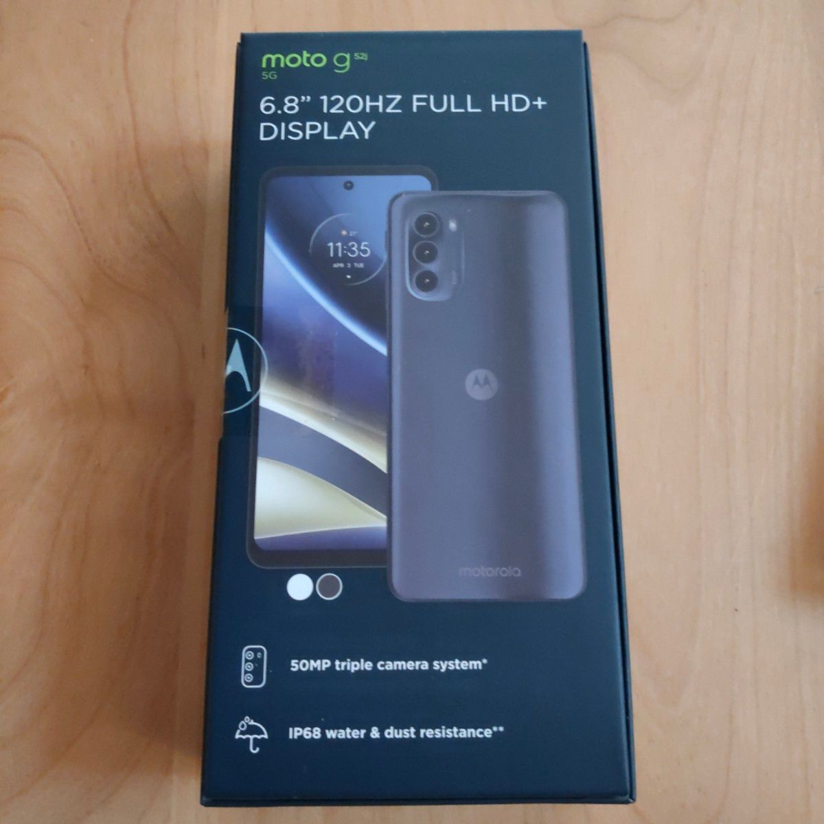 新品未開封 Motorola モトローラ スマートフォン moto g52j パール