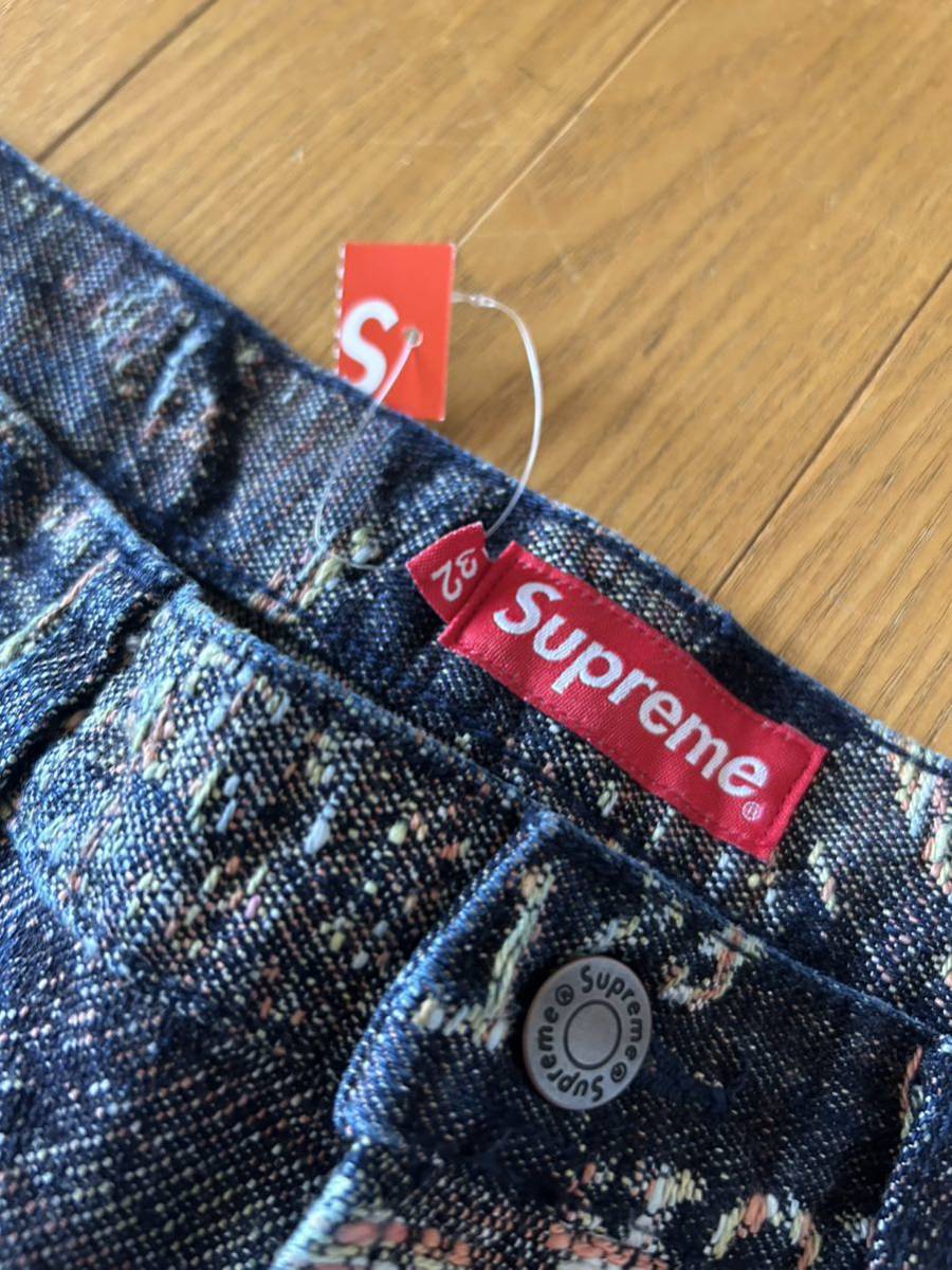 32inch supreme Archive Denim Jacquard Regular Jean Blue 32inch supreme Archive Denim Jacquard Regular Jean Blue