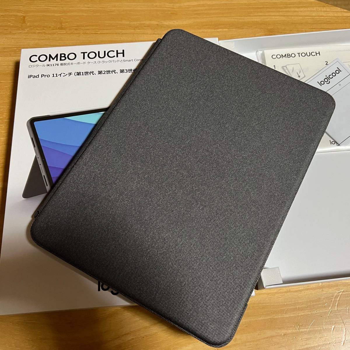 美品 iPad Pro Logicool キーボードケース IK1176GRA-