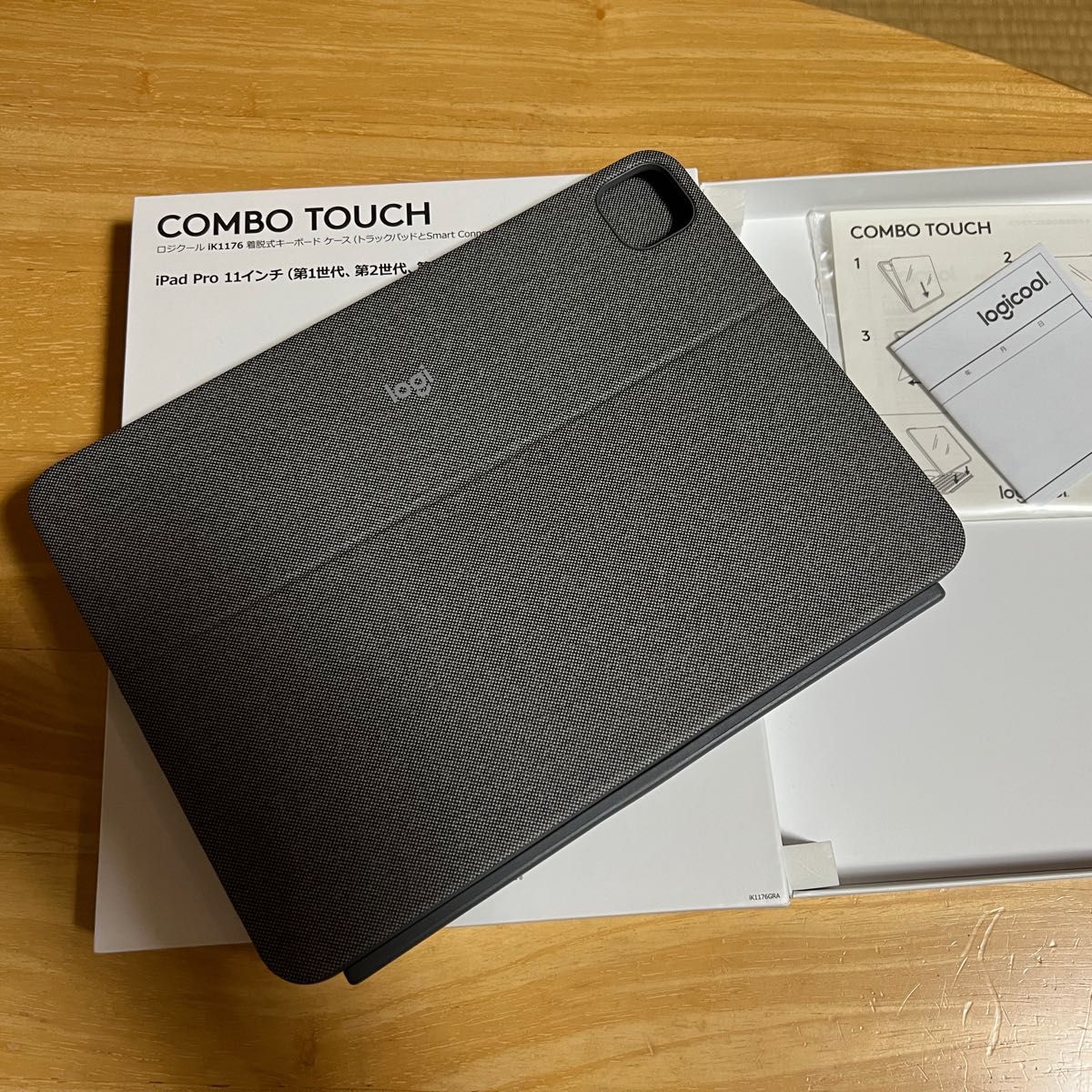 ロジクール iPad Pro 11インチ Combo Touch iK1176GRA 日本語配列